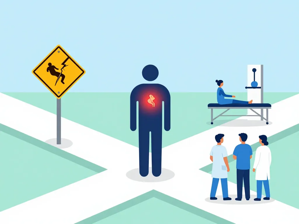 acidentheras santé accident thérapie illustration