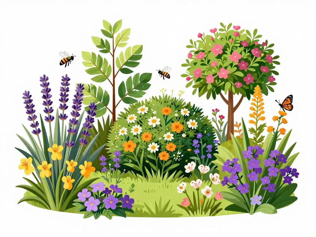 jardin alternatives à arbre à papillon interdit pour pollinisateurs