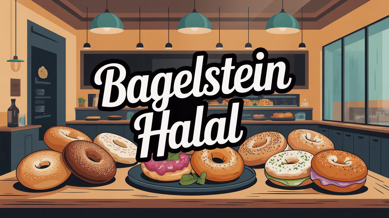 Illustration SEO bagelstein halal table et bagels