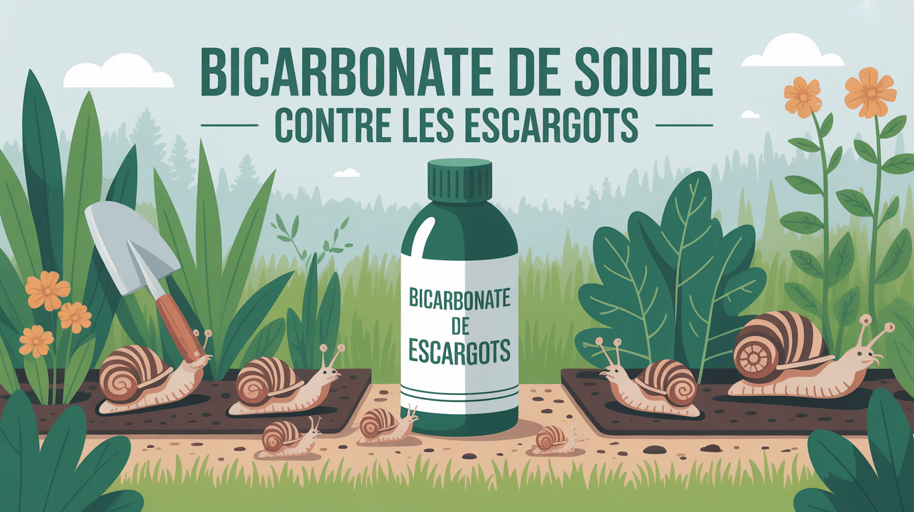 bicarbonate de soude contre les escargots jardin potager défense naturelle