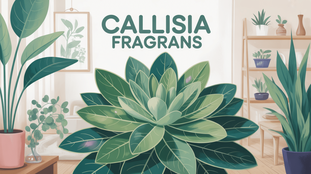 callisia fragrans rosette feuilles plante médicinale intérieur