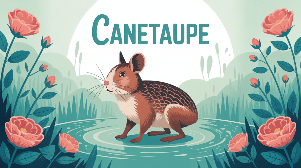 illustration canetaupe zone humide lever du jour