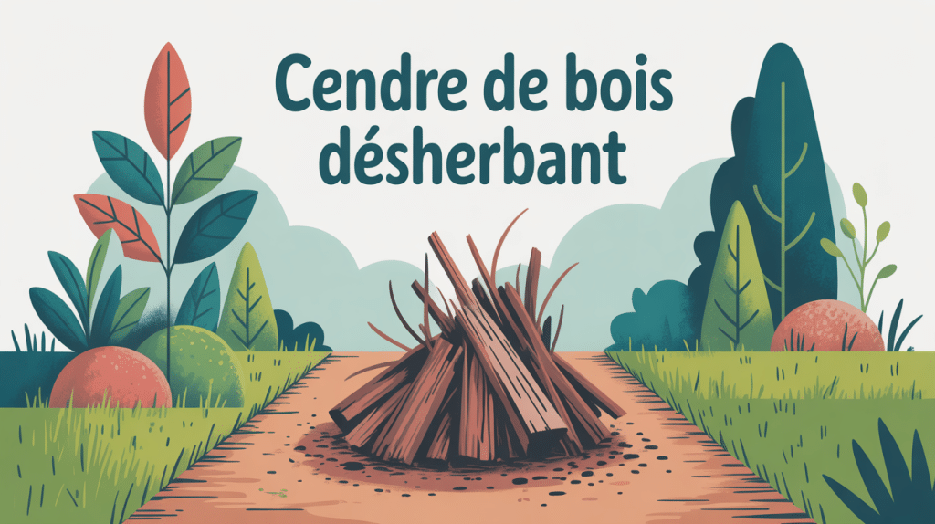 cendre de bois désherbant utilisée en jardinage naturel