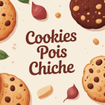 cookies pois chiche avec ingrédients naturels