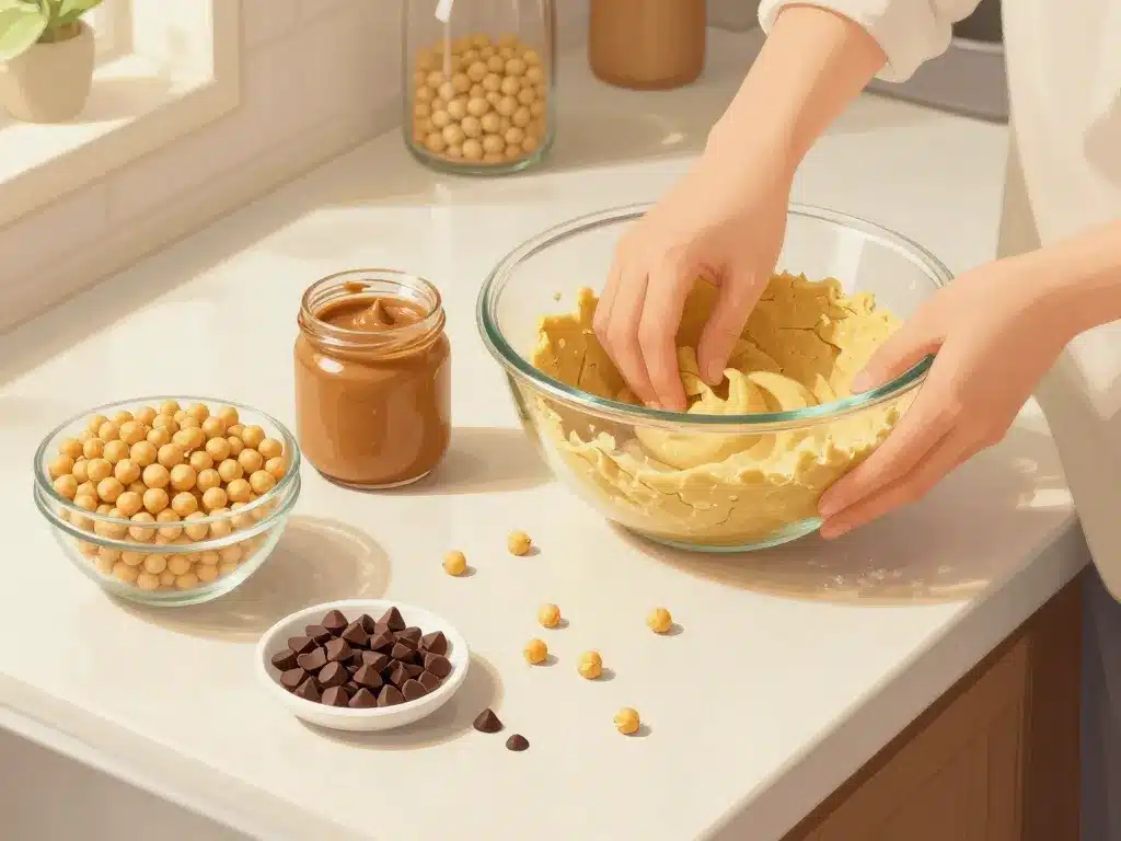 préparation facile cookies pois chiche ingrédients