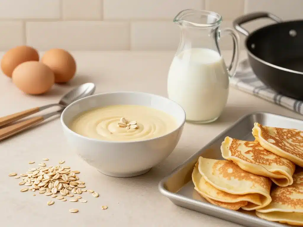 recette crêpe au son d'avoine ingrédients cuisine