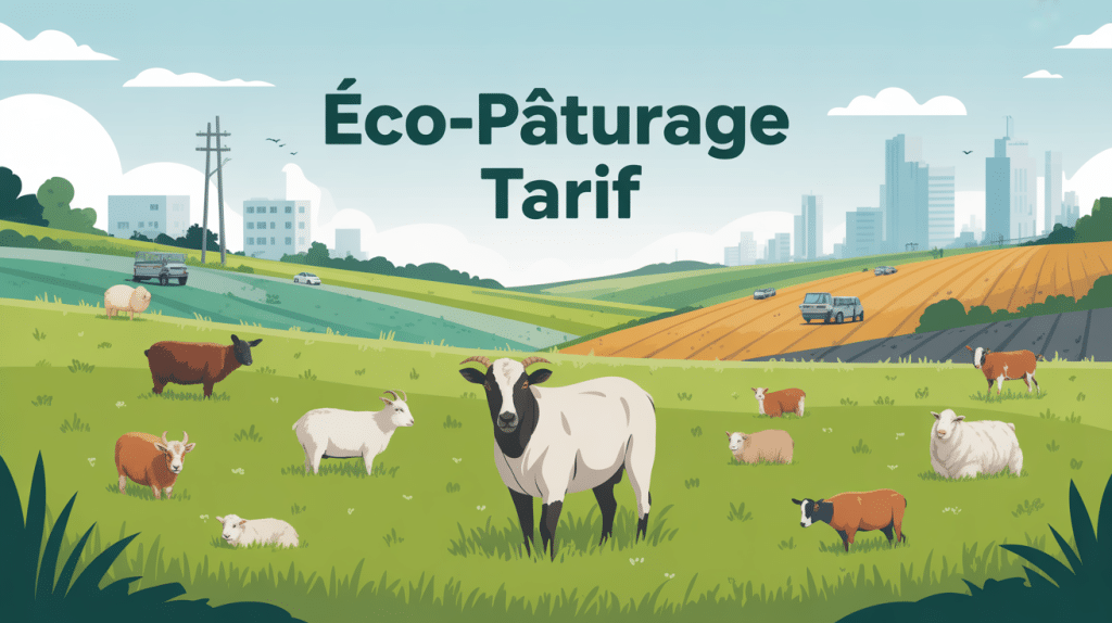 éco-pâturage tarif prairie animaux plusieurs terrains