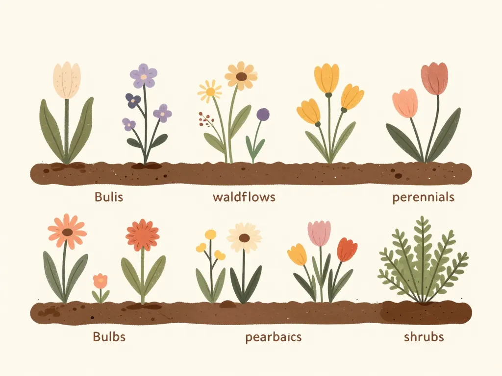 fleur en b schéma groupes fleurs jardin