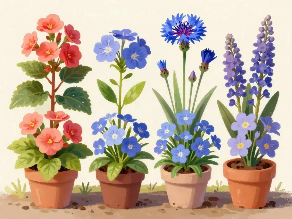 fleur en b variétés populaires jardin et bouquet