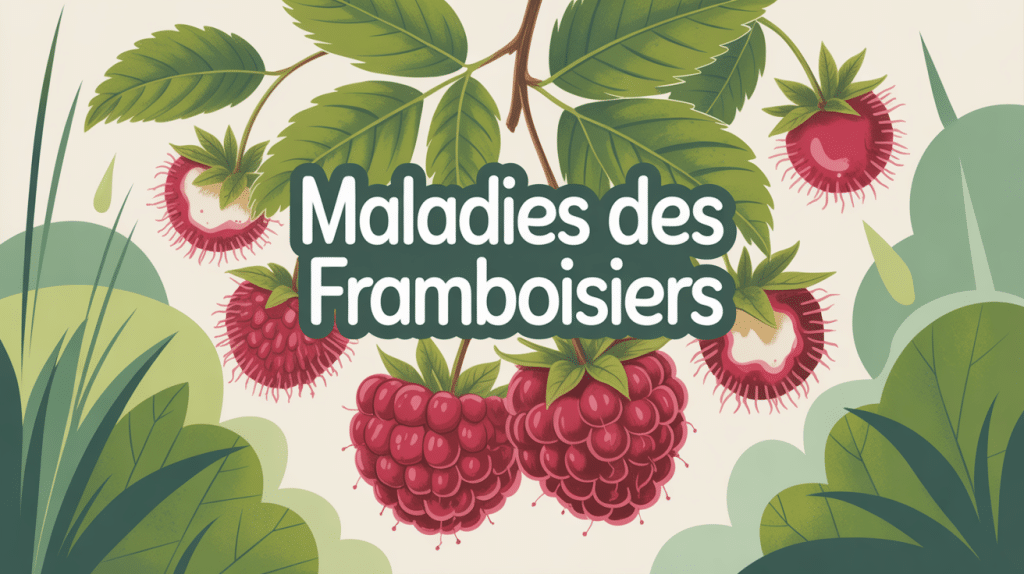 framboisiers maladies illustration globale diagnostic visuel