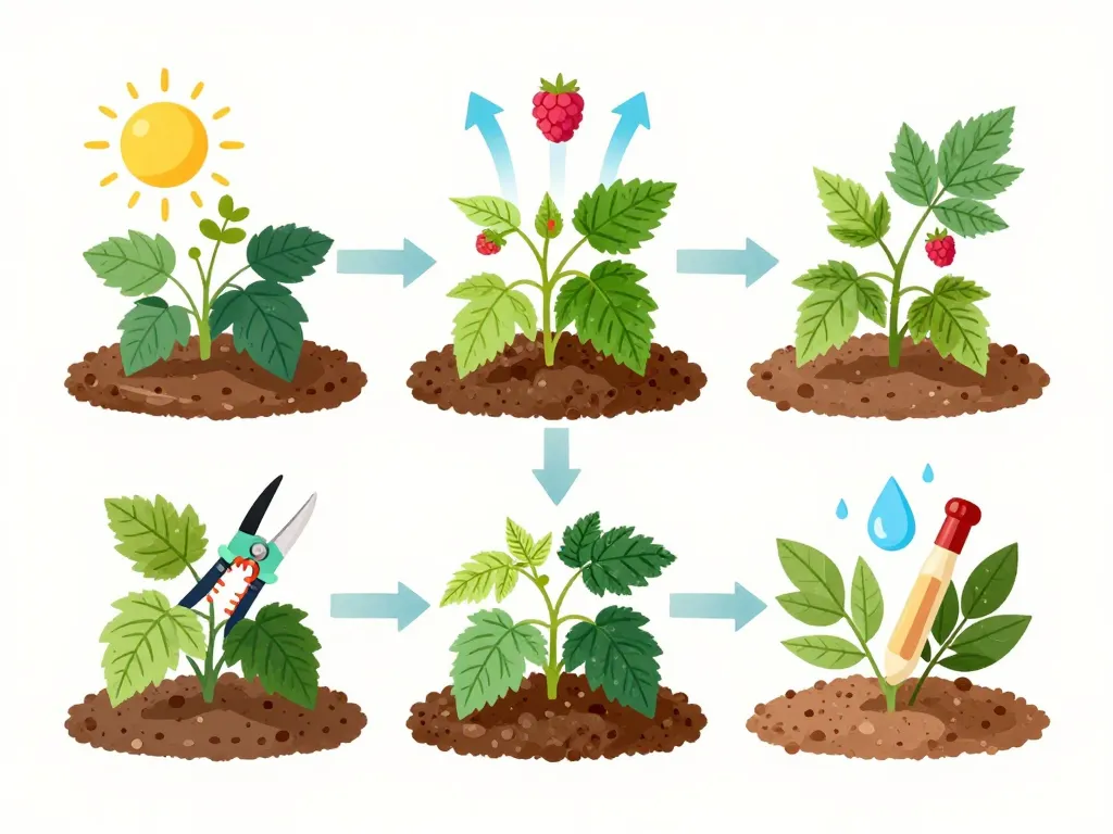 framboisiers maladies prévention plantes saines