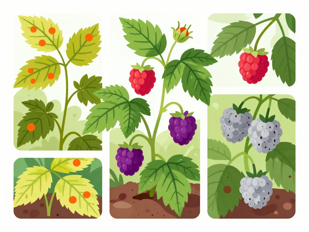 framboisiers maladies symptômes taches et pourriture