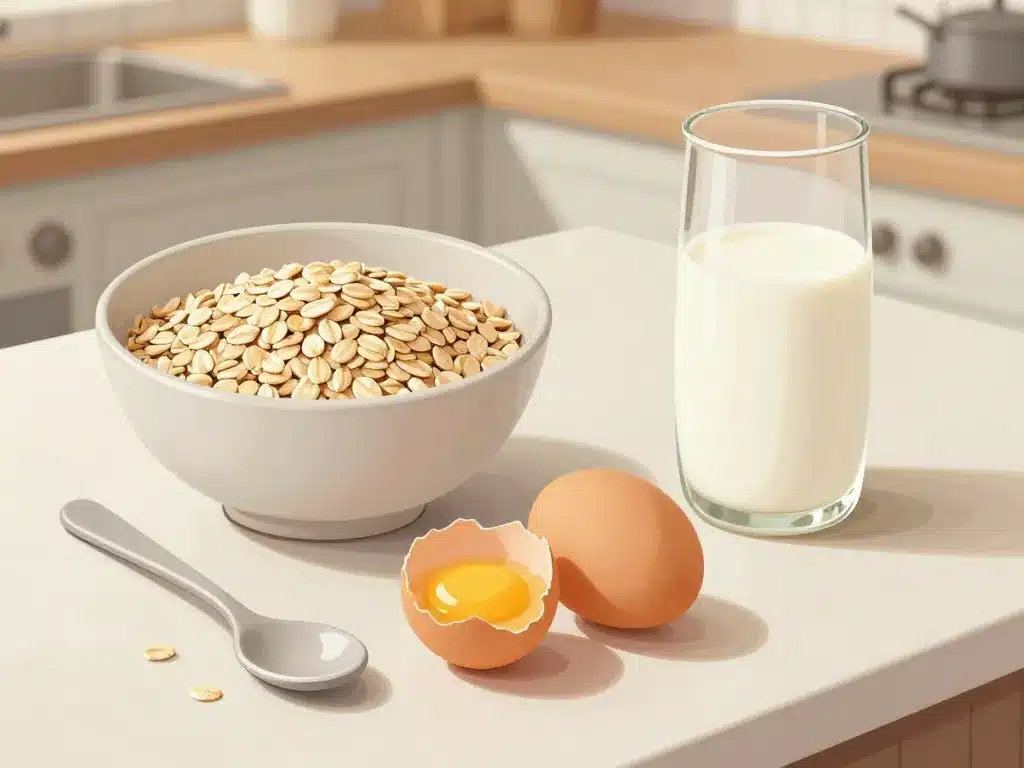 galette flocon d'avoine ingrédients clés pâte