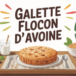 galette flocon d'avoine ambiance petit-déjeuner sain