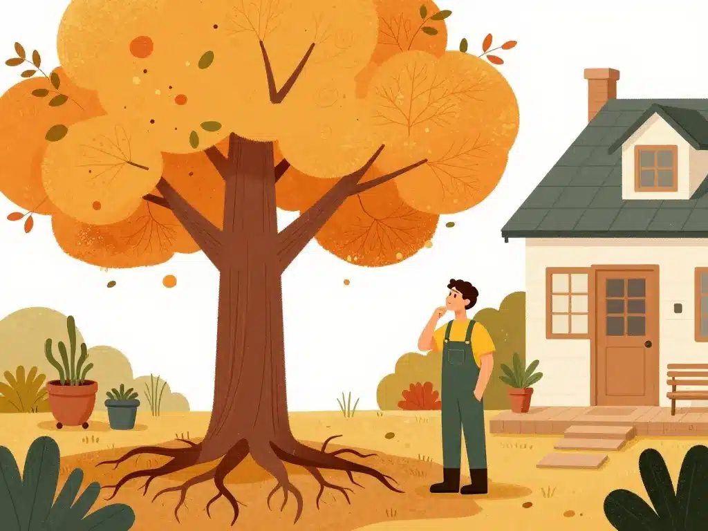 liquidambar inconvénient arbre près maison