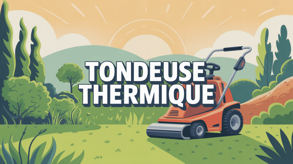 meilleur tondeuse thermique moderne pelouse différents terrains