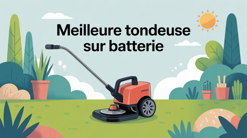 meilleure tondeuse sur batterie image jardin moderne