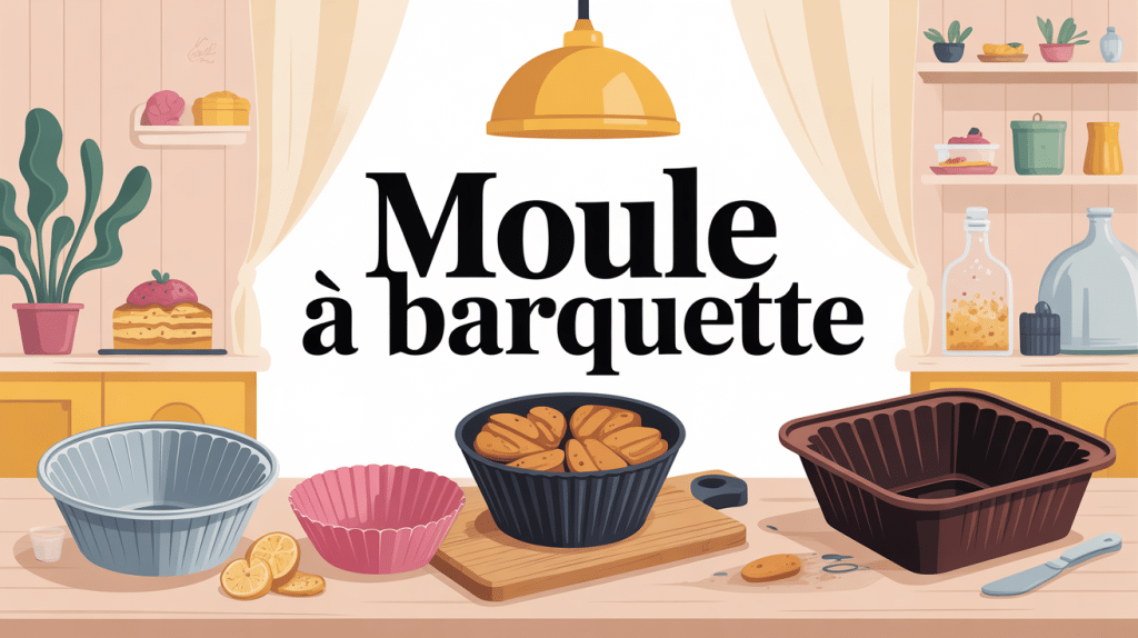illustration moule à barquette pâtisserie traiteur snacks