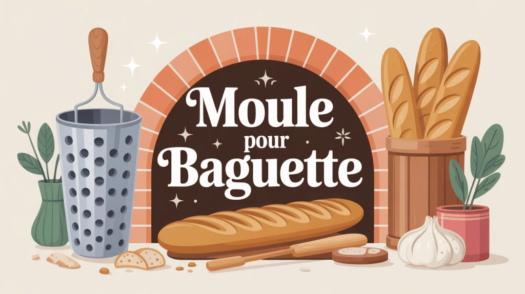 illustration moule pour baguette et cuisson maison