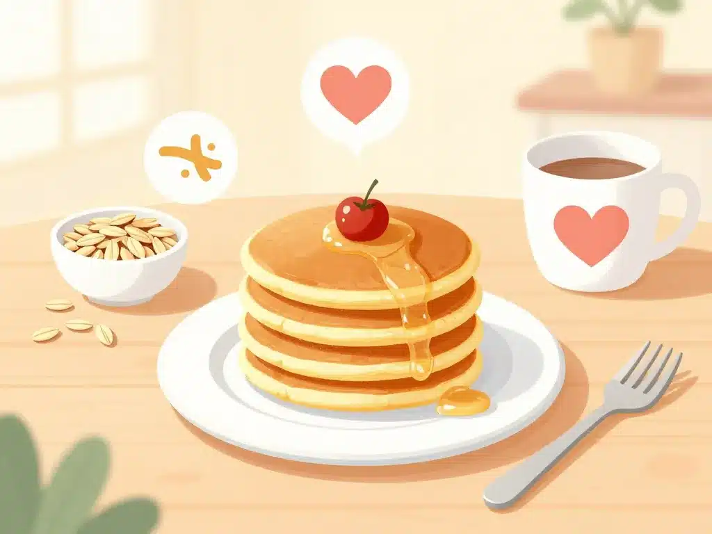 pancake farine d avoine petit déjeuner sain