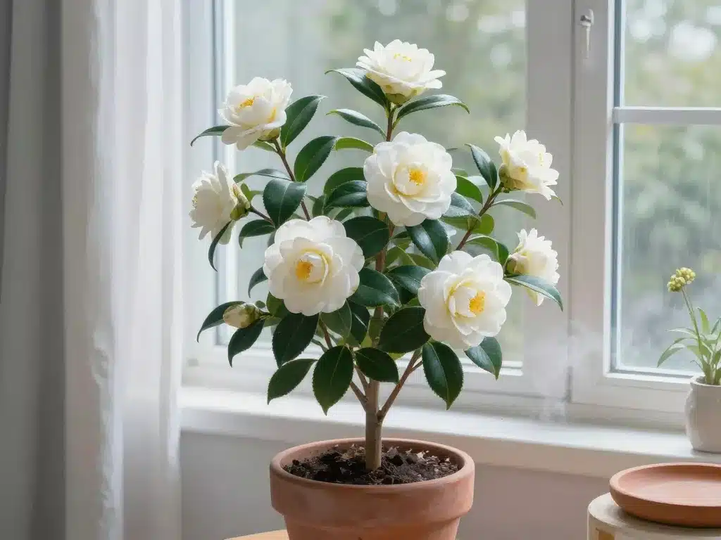 peut on garder un camelia à l'intérieur environnement optimal pièce lumineuse
