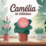 peut on garder un camelia à l'intérieur illustration plante en pot près fenêtre
