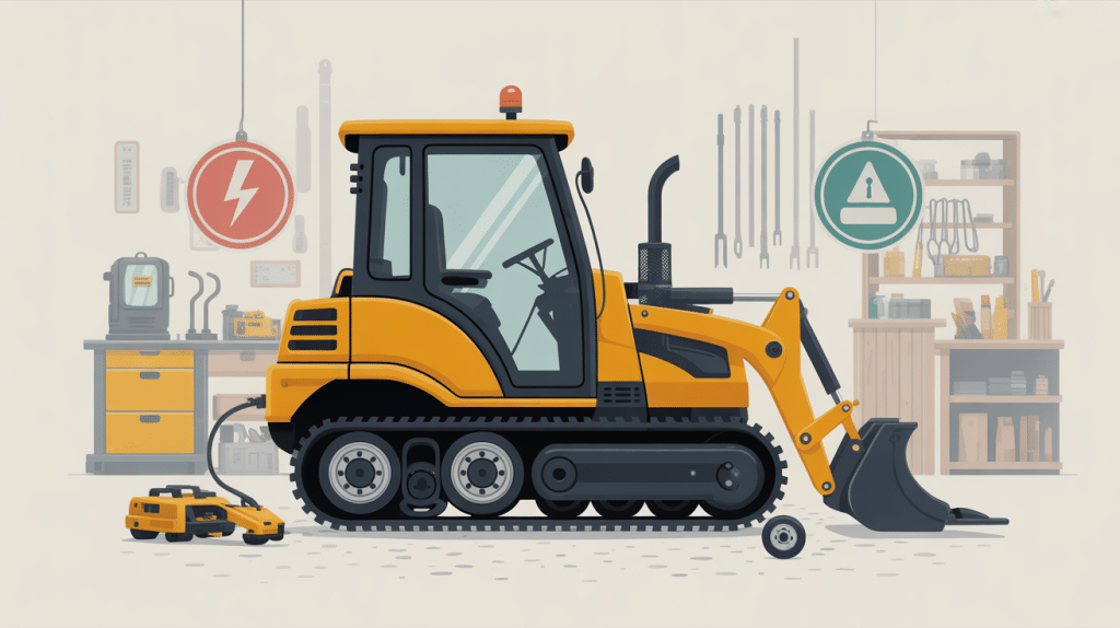 problème enclenchement lame tracteur tondeuse vue d'ensemble