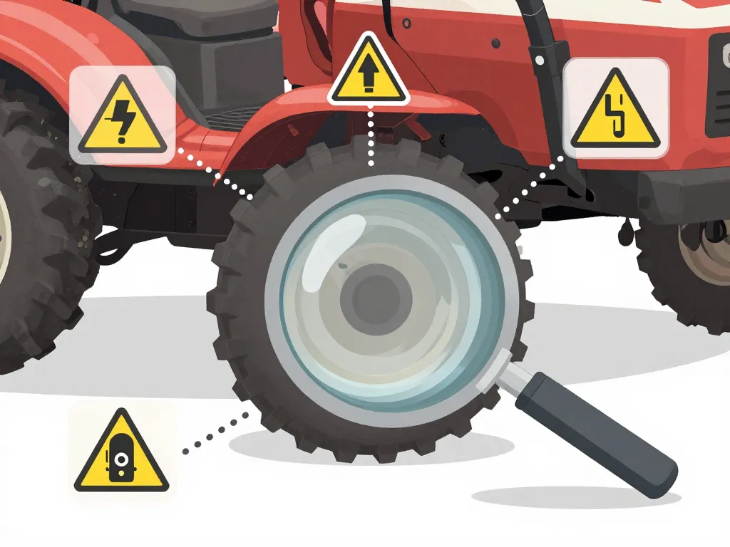 problème enclenchement lame tracteur tondeuse signes visuels