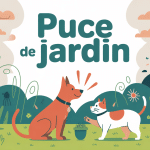 illustration puce de jardin animaux vigilance