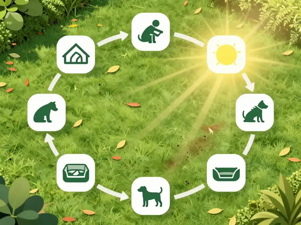 prévention puce de jardin entretien animaux