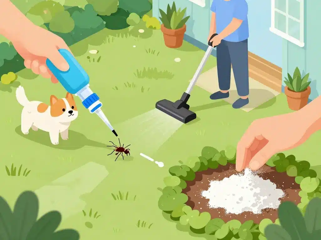 actions contre puce de jardin maison animaux jardin