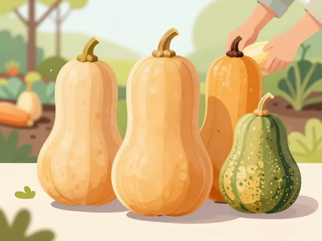 récupérer les graines de butternut pour planter courge mûre sélection fertile