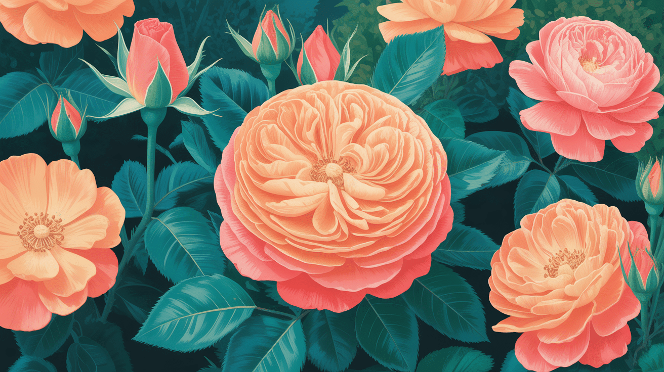rosier rosa super star grandes fleurs orange corail