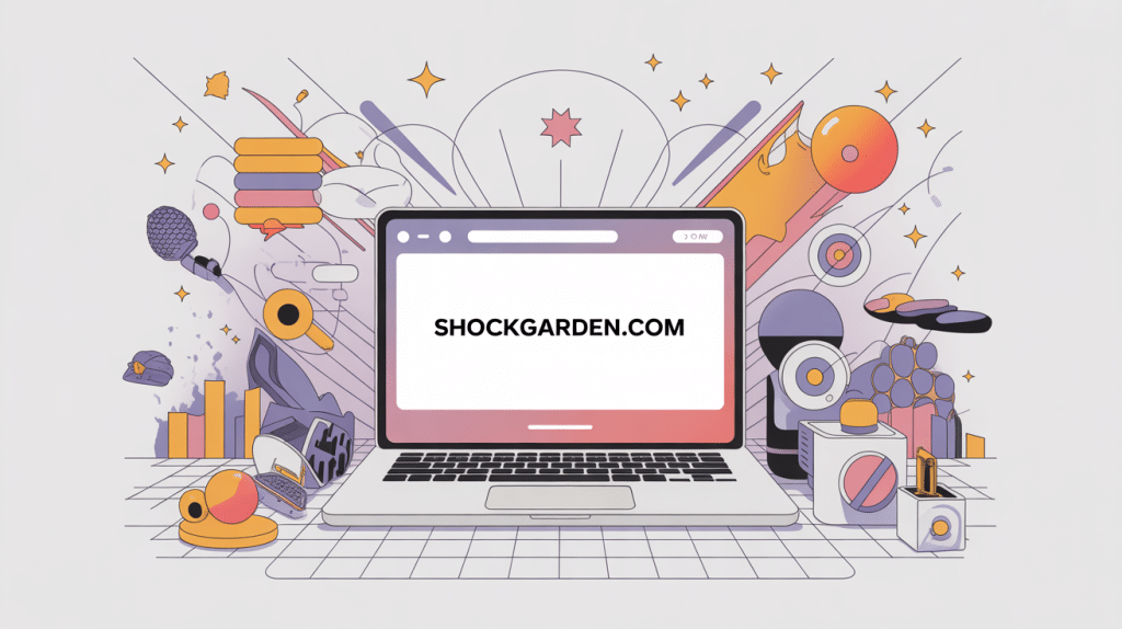 illustration shockgarden.com identité digitale et SEO