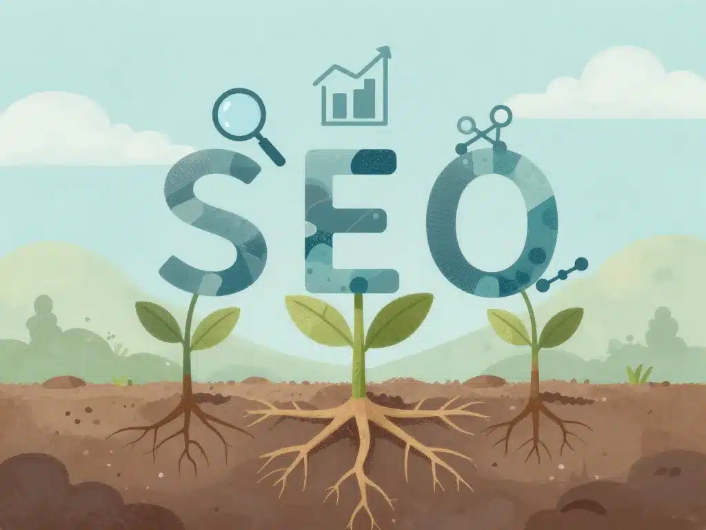 illustration shockgarden.com signaux SEO et contenus