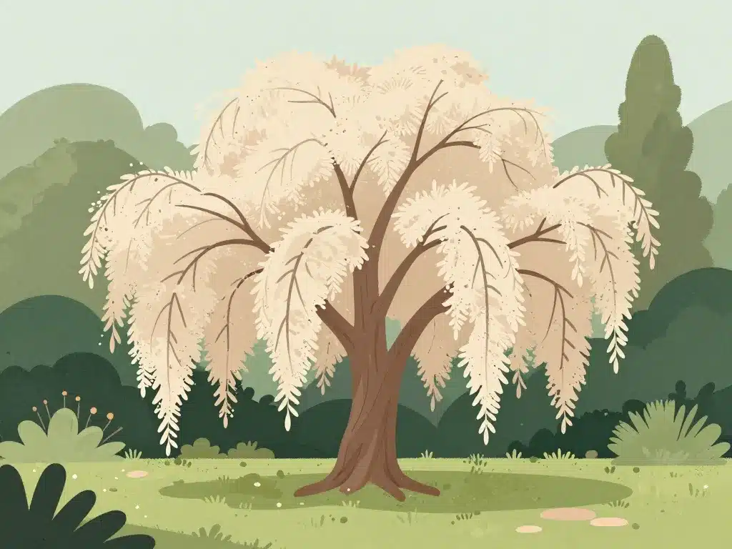 sophora pleureur variétés arbre ornemental jardin