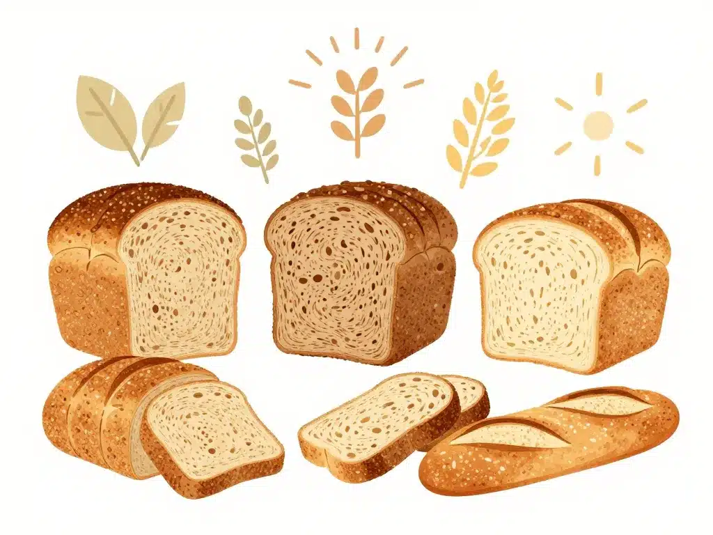 selection de pains pour tartine petit dejeuner