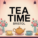 illustration tea time Bristol salon de thé élégant