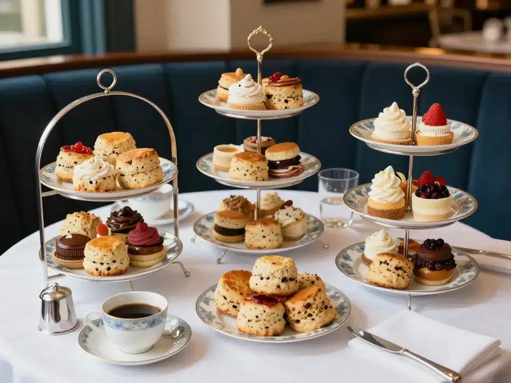 plateaux tea time Bristol hôtels et cafés variés