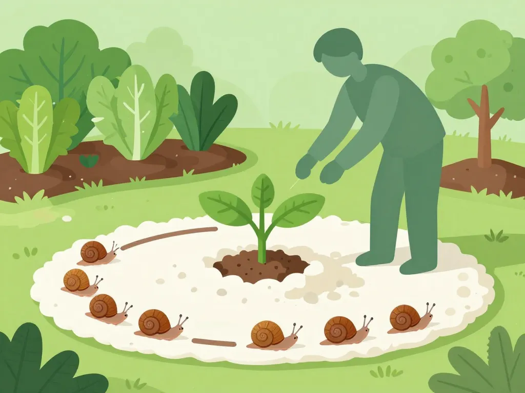 bicarbonate de soude contre les escargots application sécurisée barrière plantes