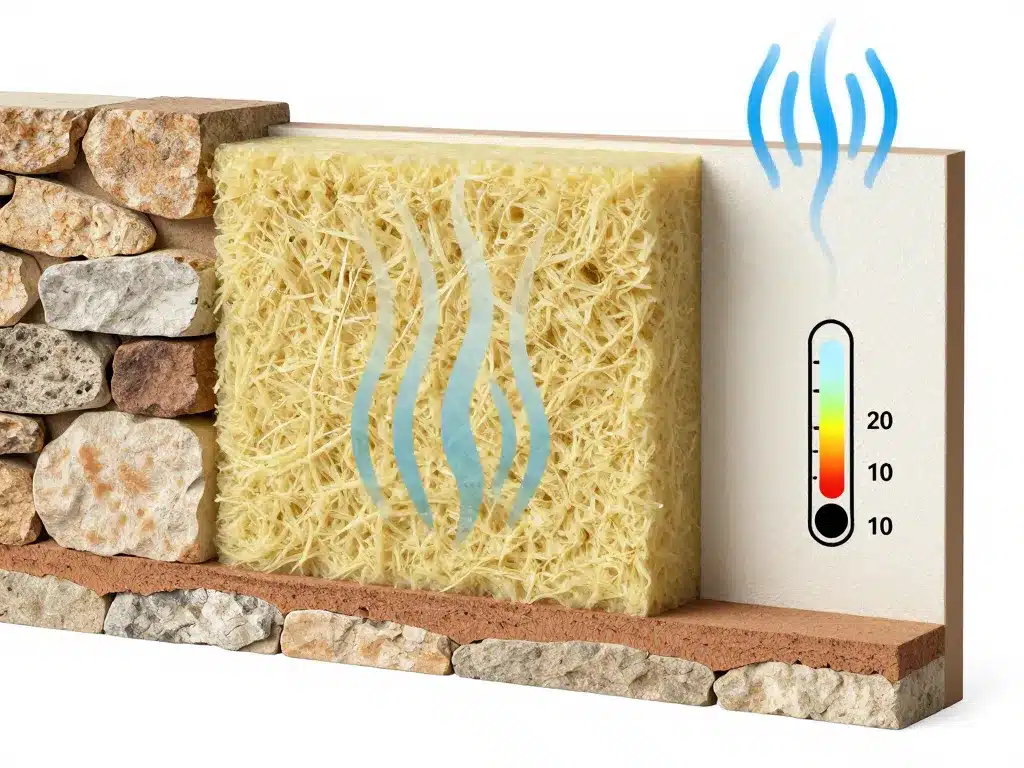 Diagrame isolation biofib mur