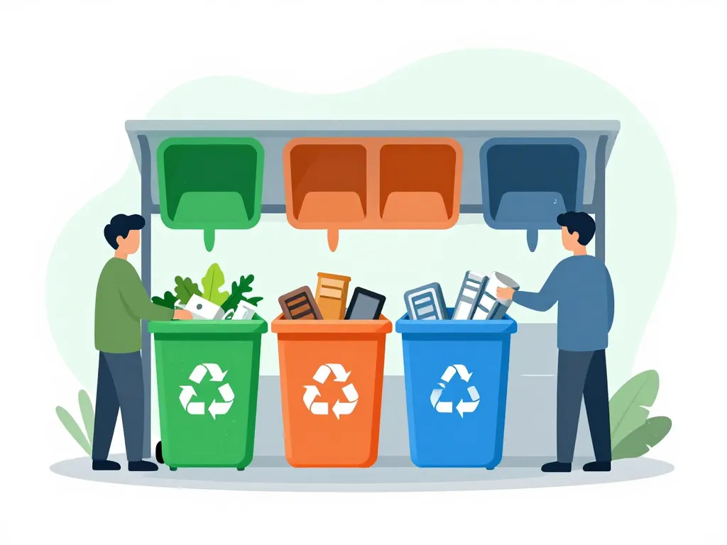 Tri catégories acceptées à la dechetterie Reze