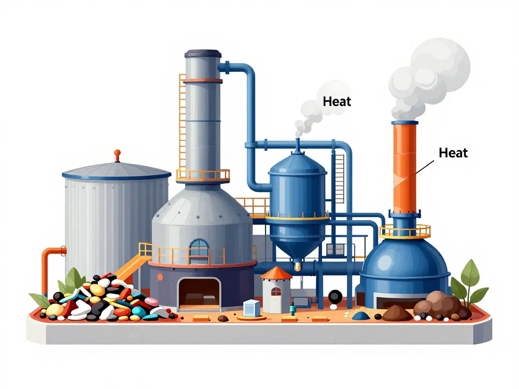 fonctionnement incinération des déchets schéma valorisation énergie