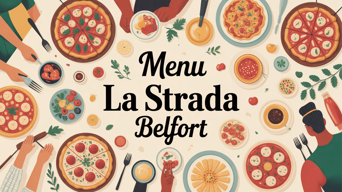 menu de la strada belfort table italienne conviviale