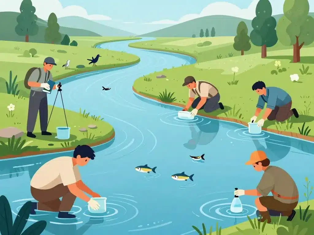 Agents ONEMA surveillance eau OFB continuité