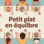 petit plat en equilibre jeu illustration table ludique