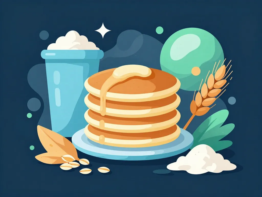 recette pancake sans farine protéinée et sans gluten visuel