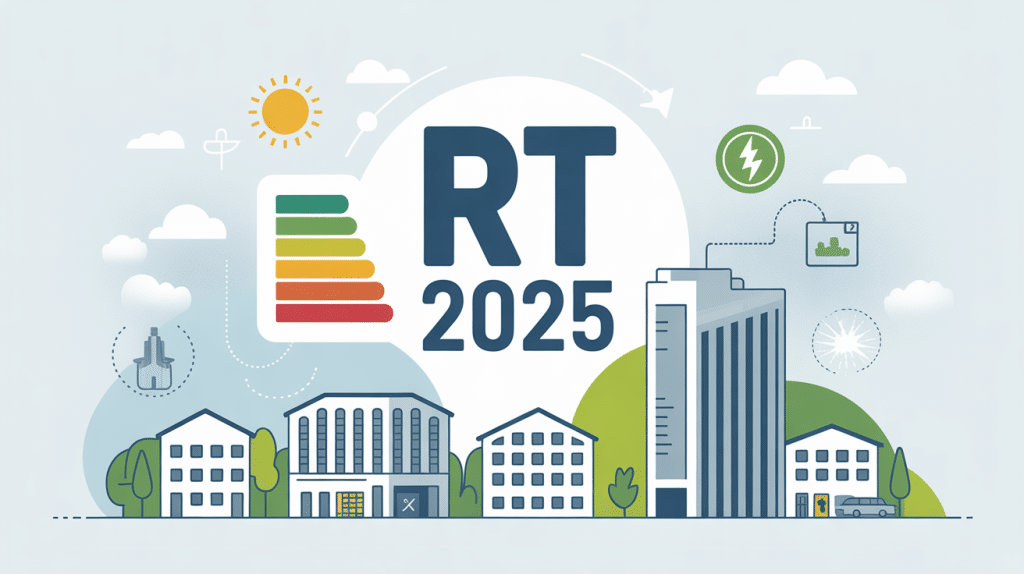 rt 2025 réglementation thermique illustration bâtiments neufs France