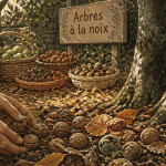 arbres a la noix recole jardin automne