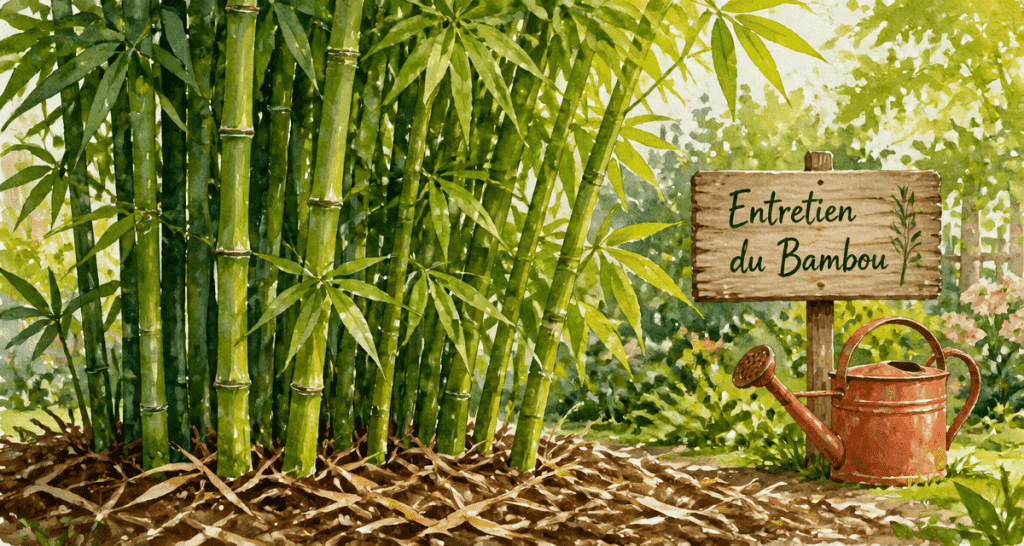 bambou comment entretenir massif vert